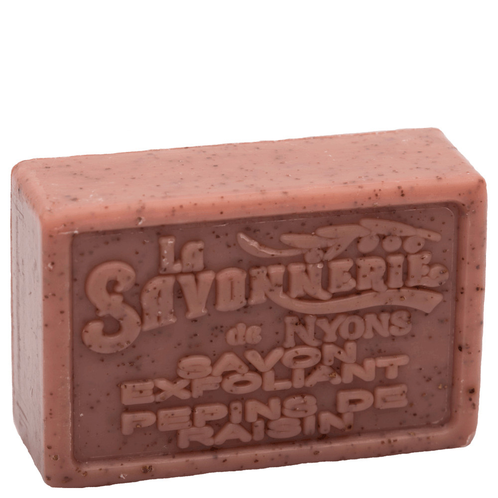 La savonnerie de nyons Savon Exfoliant 100g aux Pépins de Raisin Savon