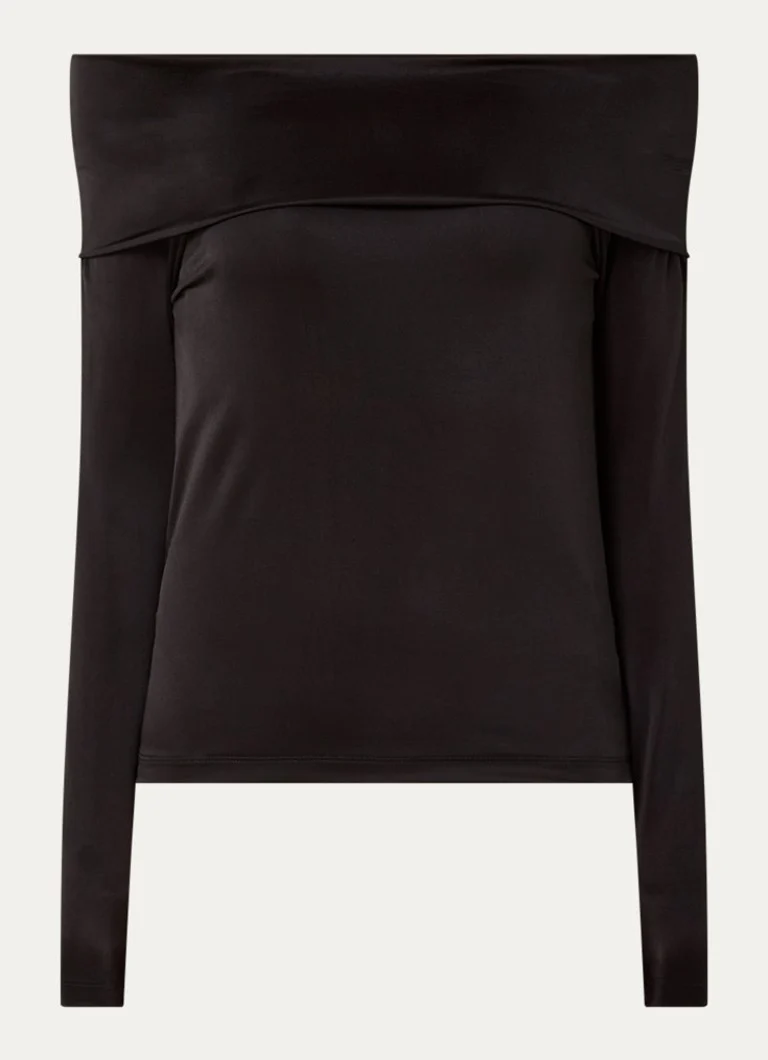DRYKORN  Araya off-shoulder top met stretch