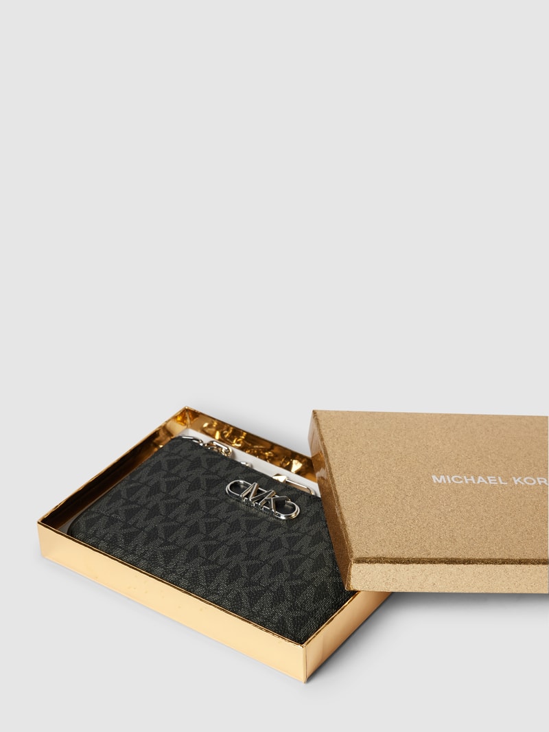 Kartenetui mit Label-Applikation Modell 'KEY CARD HOLDER' in schwarz