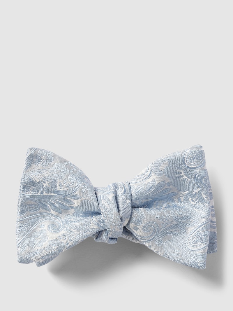 Fliege mit Allover-Muster Modell 'Paisley' in bleu