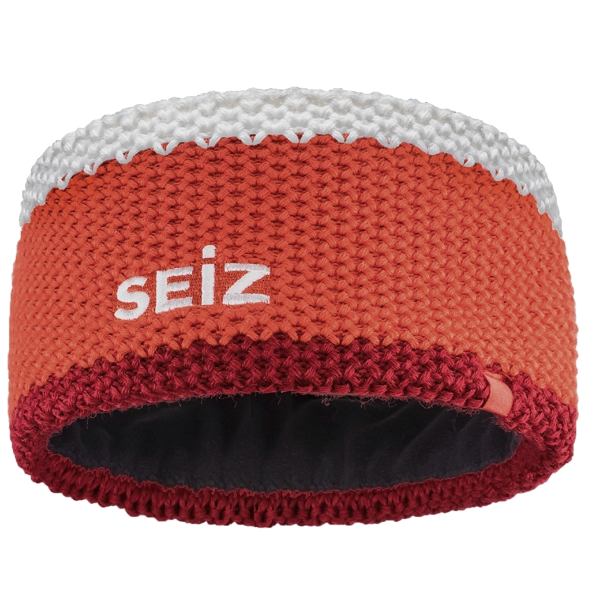 SEIZ Strick-Stirnband Stirnband rot