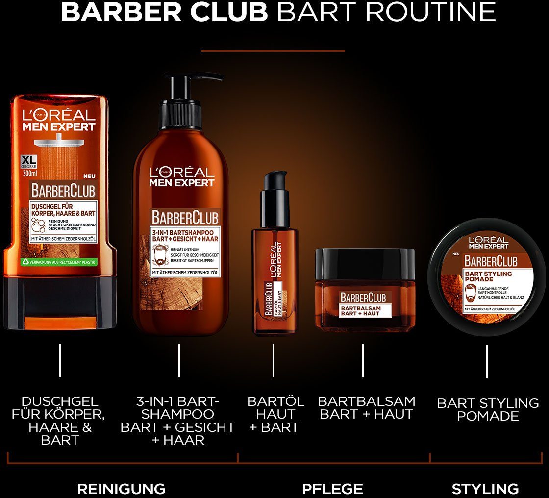 L'ORÉAL PARIS MEN EXPERT Duschgel Barber Club, 6-tlg.