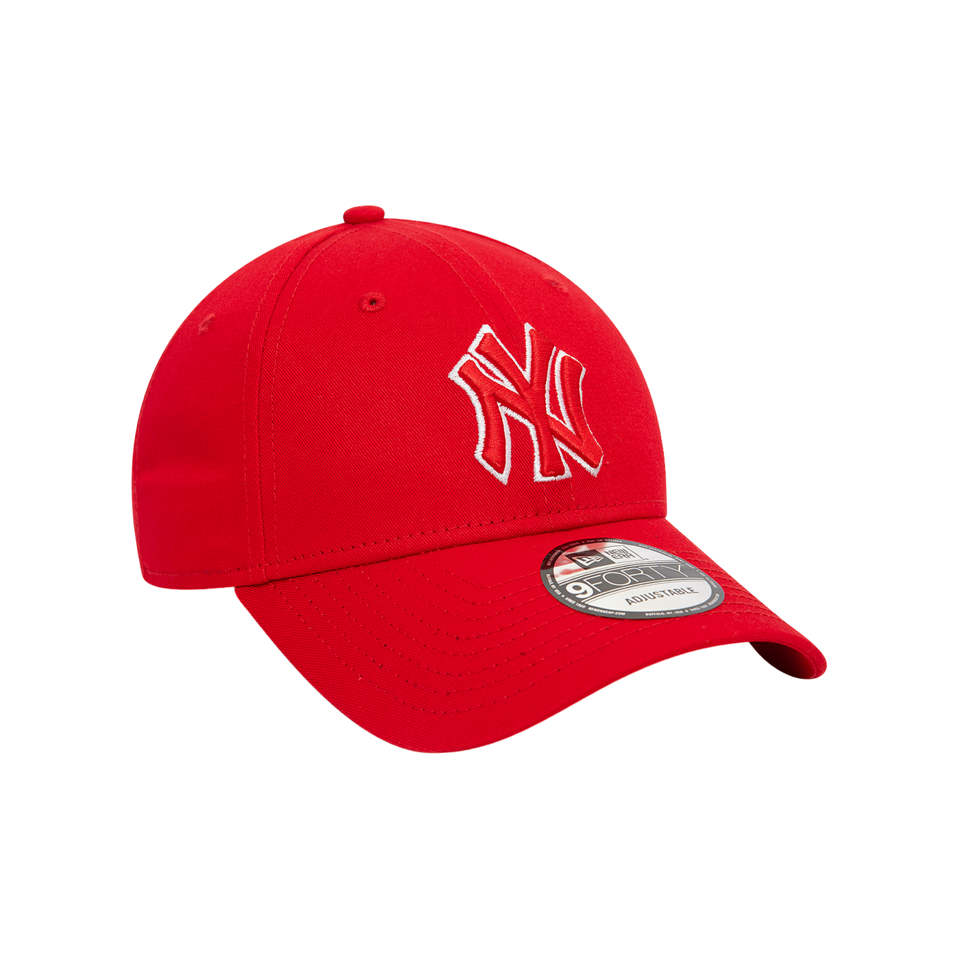 New Era MLB New York Yankees Team Outline 9Forty Cap Rot