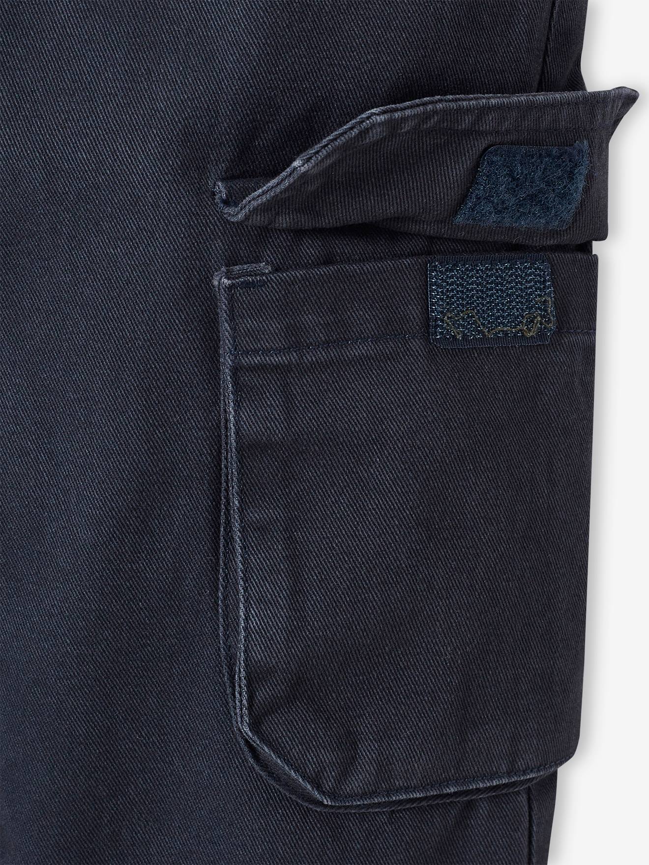 Vertbaudet Jungen Thermo-Cargohose mit Dehnbund Oeko-Tex - khaki