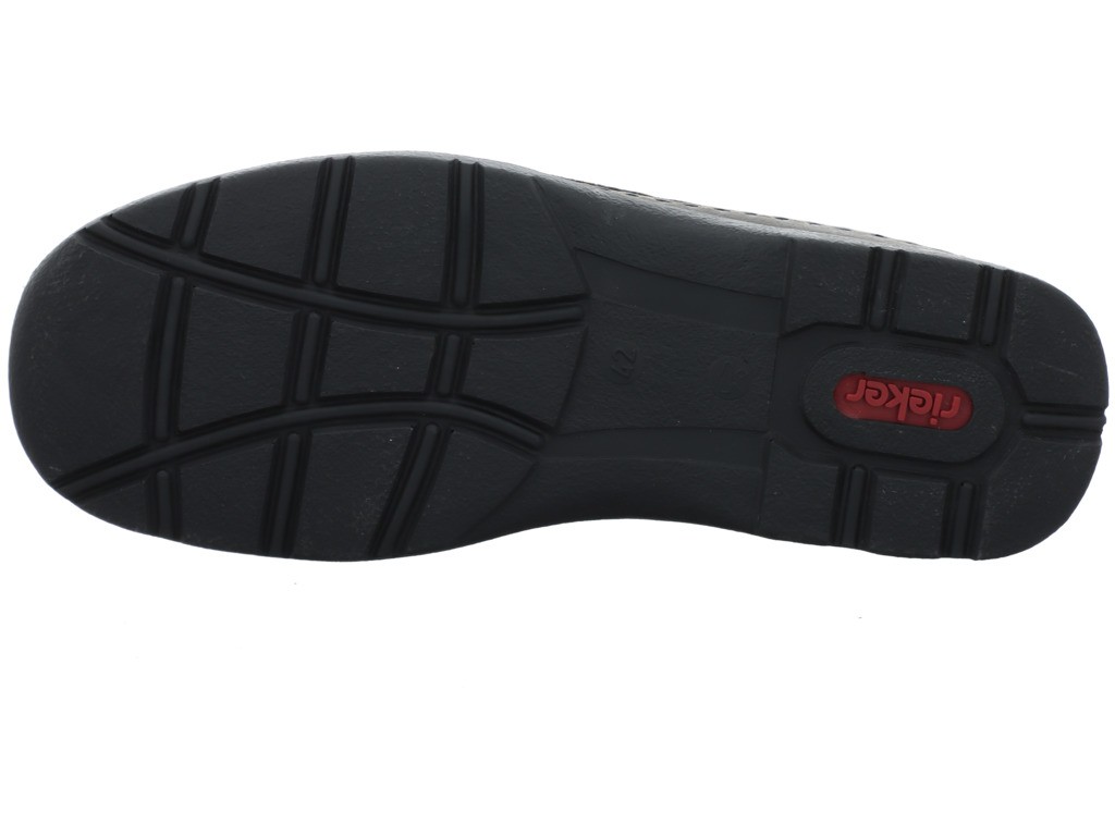RIEKER Sportliche Slipper schwarz