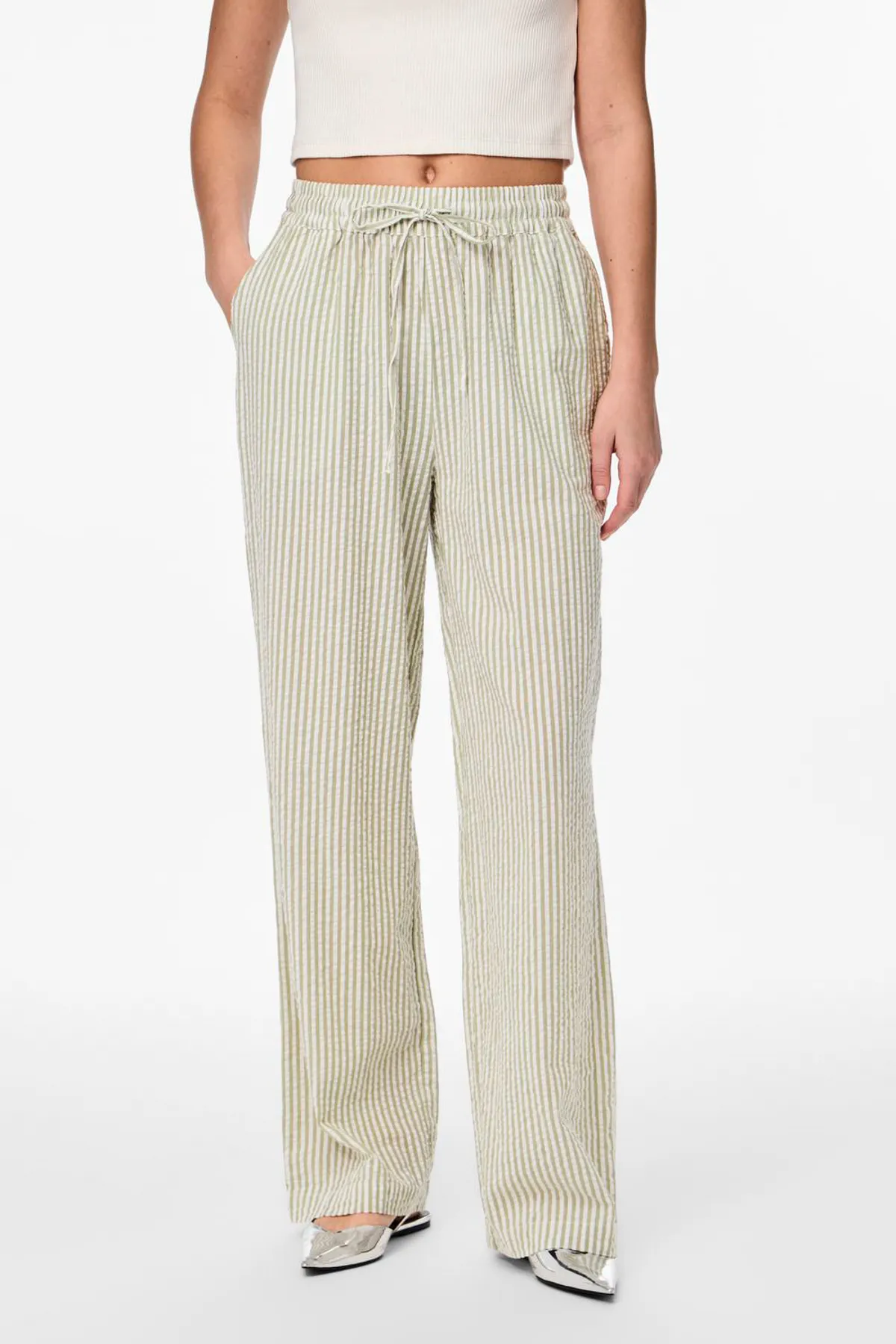 PIECES  PCSALLY HW LOOSE STRING PANT NOOS