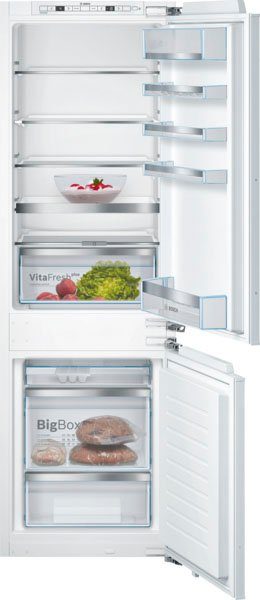 BOSCH Einbaukühlgefrierkombination 6 KIS86AFE0, 177,2 cm hoch, 55,8 cm breit