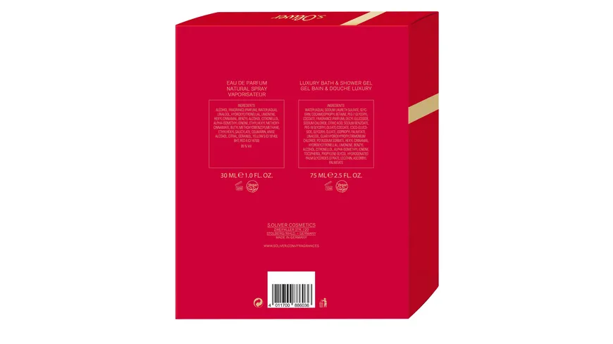s.Oliver Selection Eau Intense Eau de Parfum + Duschgel Geschenkpackung