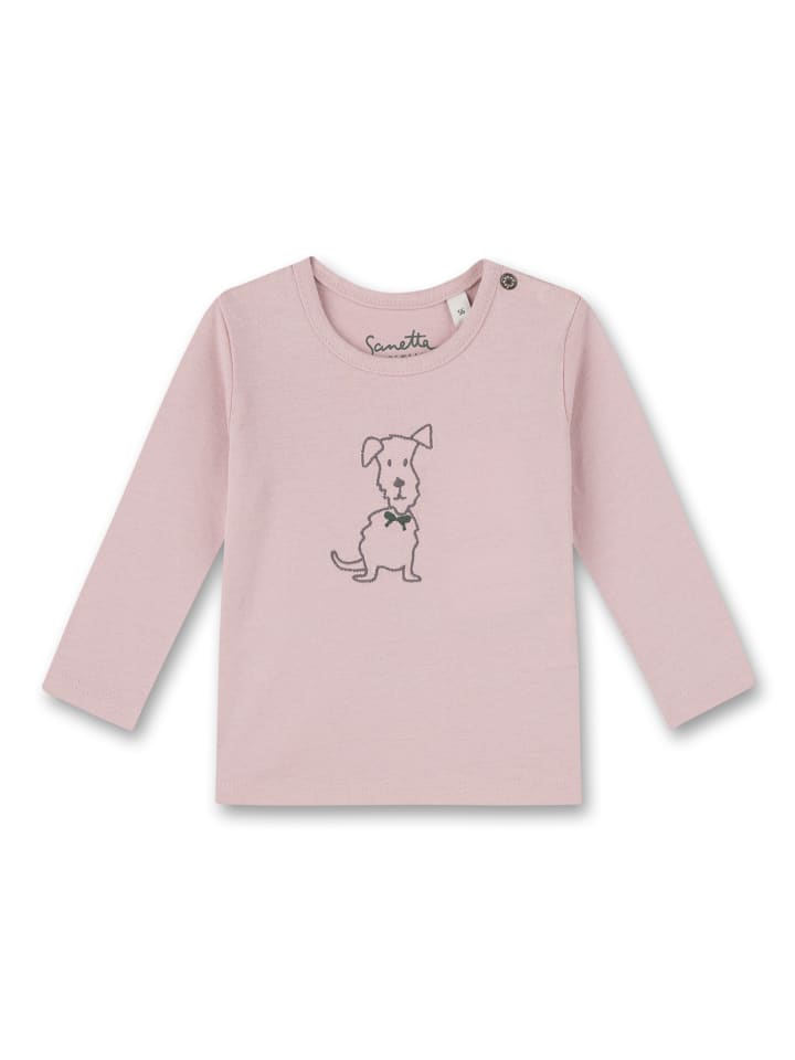 Sanetta Langarmshirt in Rosa günstig kaufen 68