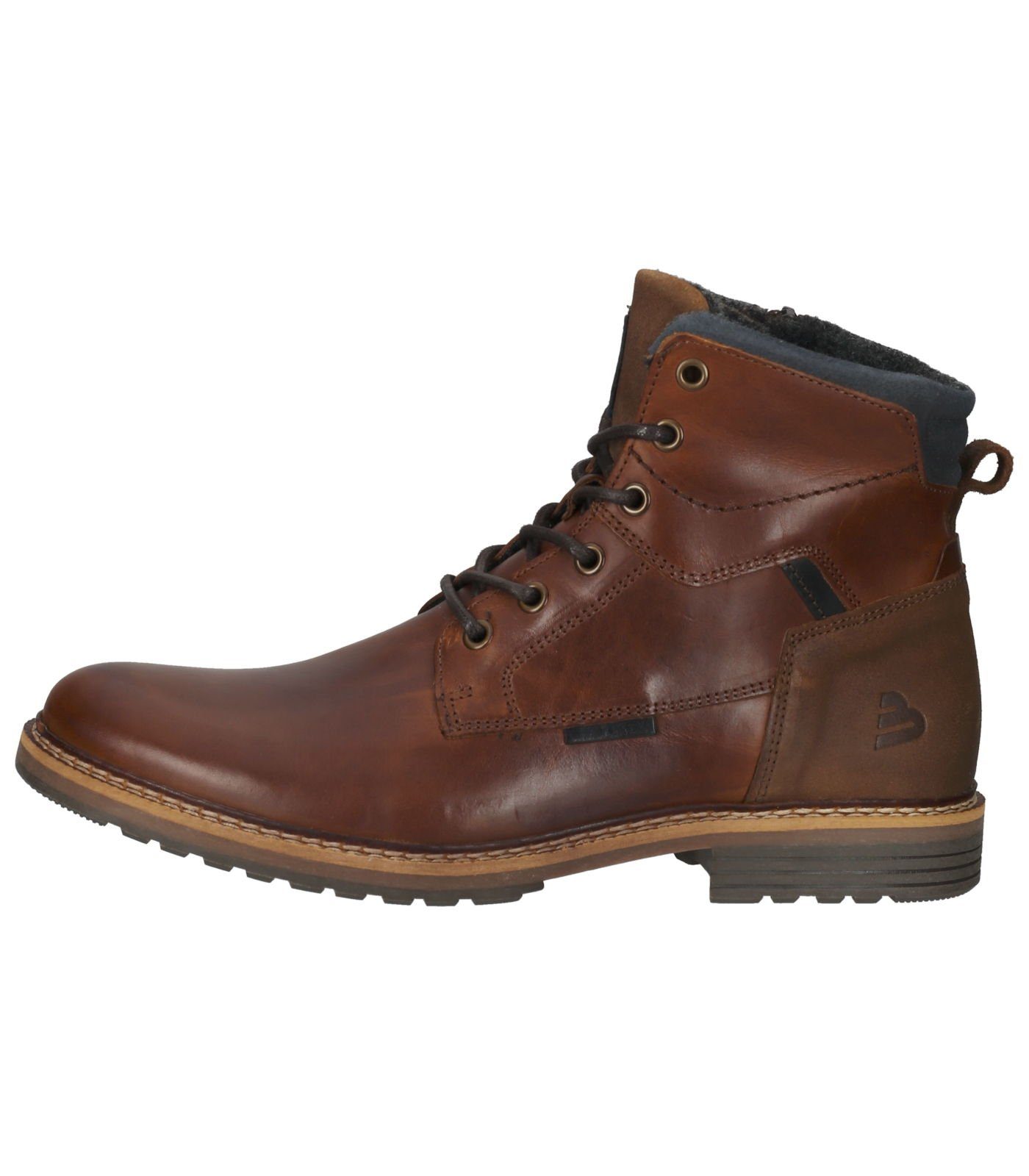 Bullboxer Stiefelette Leder Schnürstiefelette