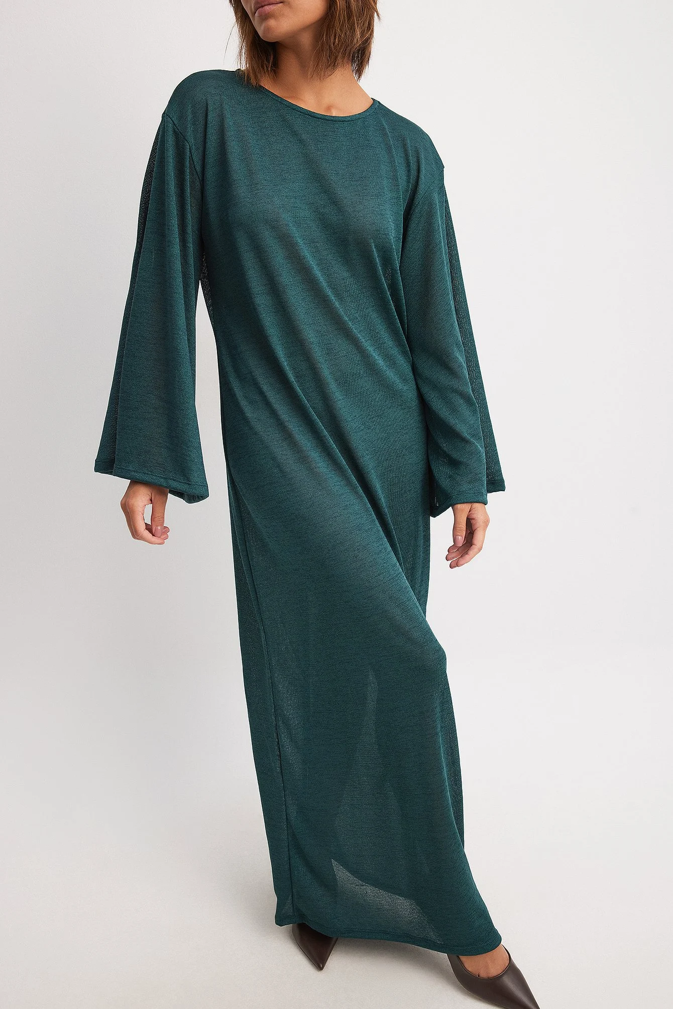 Maxikleid mit weiten Ärmeln