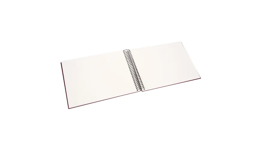 goldbuch Spiralalbum Bella Vista bordeaux 24x17 cm mit 40 weiße Seiten