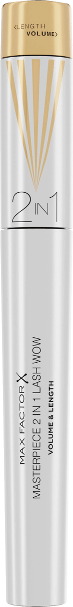 Mascara Masterpiece 2in1 Lash Wow 01 Black, 7 ml