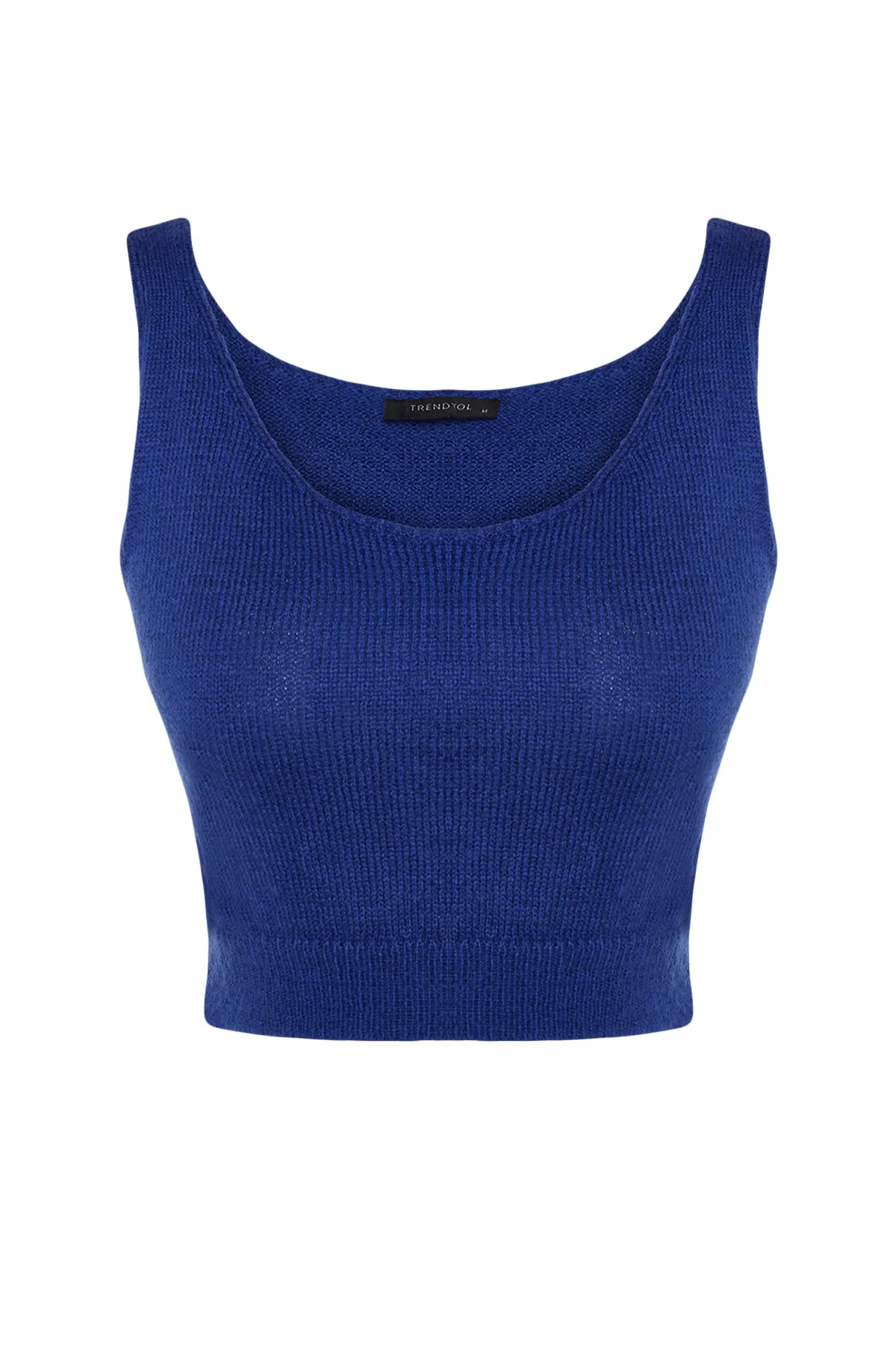 Trendyol Collection  Marineblaues, weites Strickoberteil-Set TWOAW24AU00015