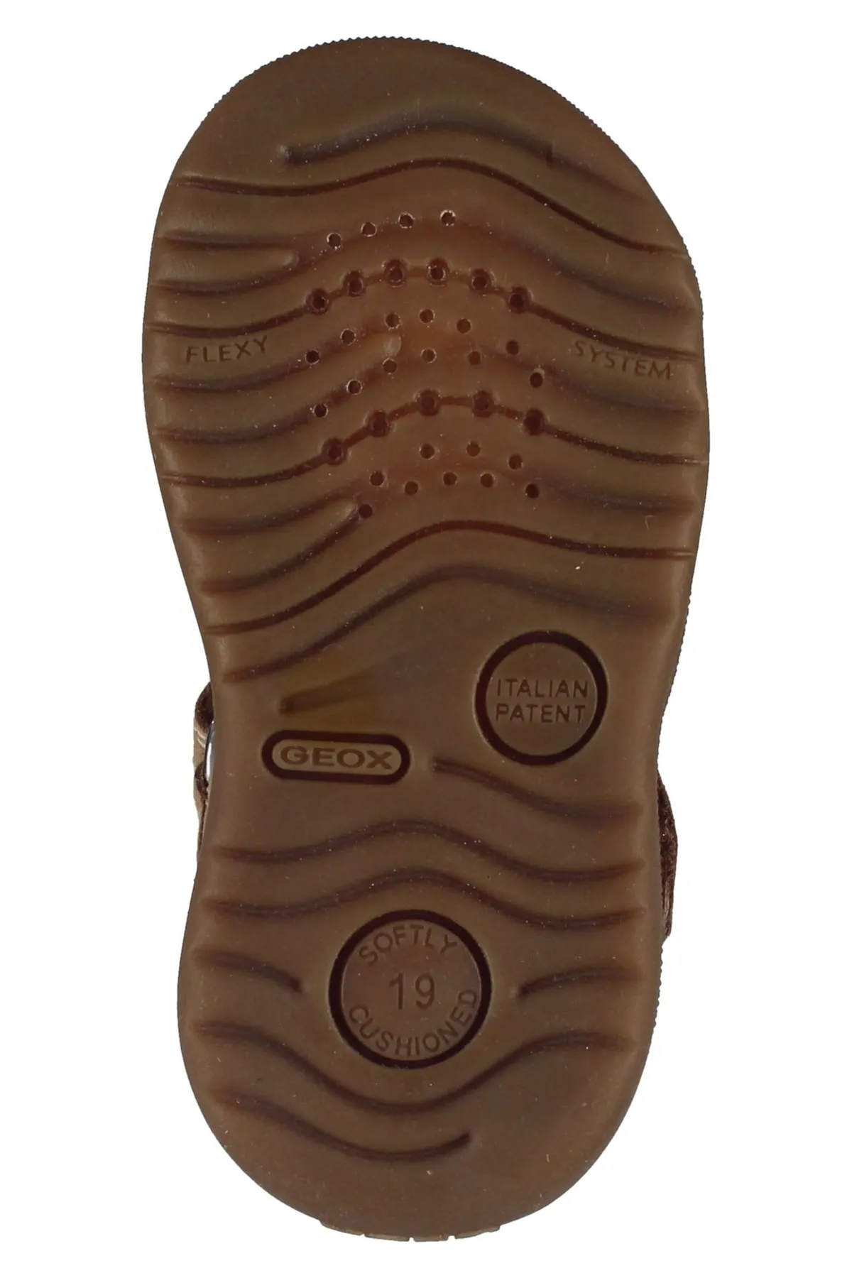 Geox  Sandalette - Braun - Flacher Absatz