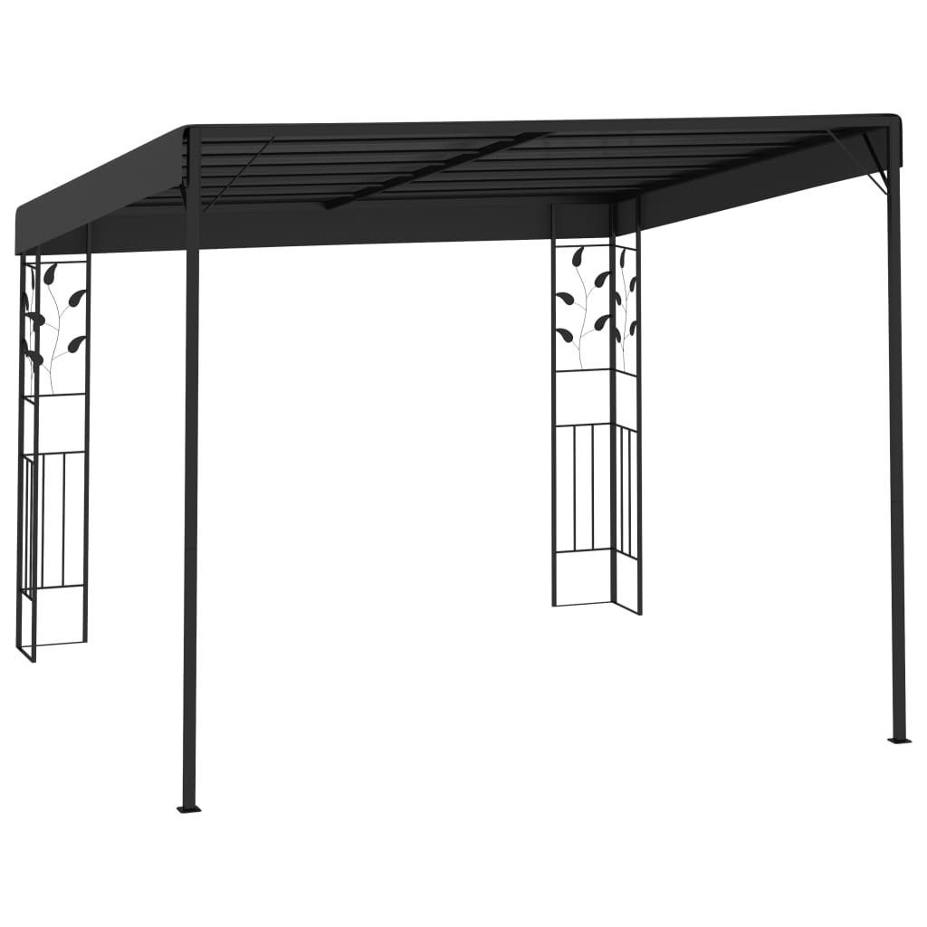 vidaXL Partyzelt Wand-Pavillon 3x3x2,5 m Anthrazit