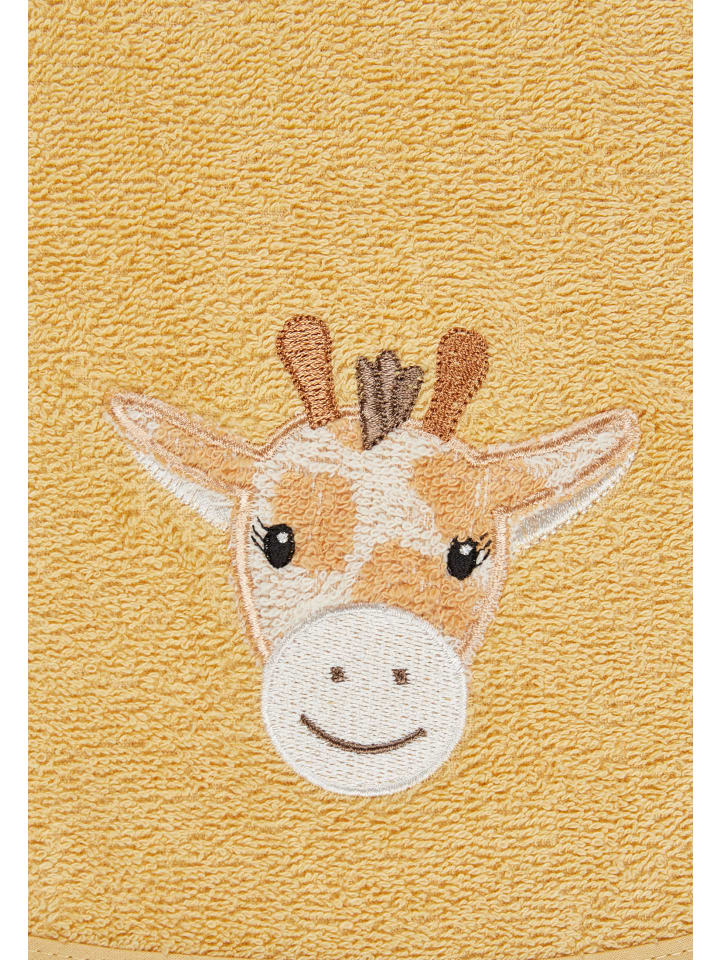 Sterntaler Lätzchen Druckknopf GIRAFFE Kaya in ocker günstig kaufen onesize