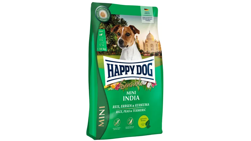 Happy Dog Hundetrockenfutter Sensible Mini India 300 g