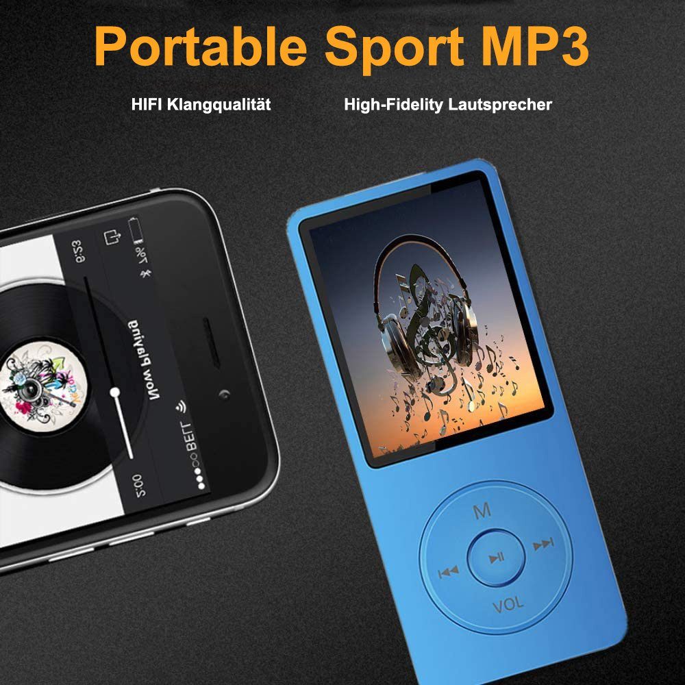 FeelGlad mit Lautsprechern FM-Radio MP3-Player (integrierte Lautsprecher)