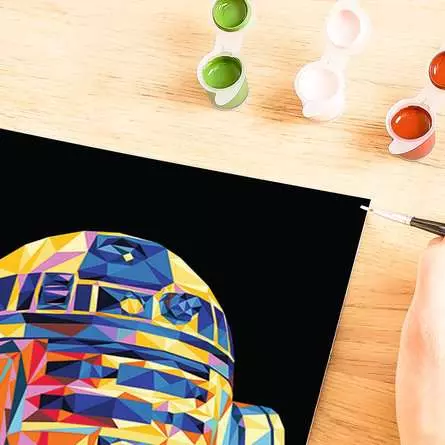 CreArt Star Wars - R2-D2 - Malen nach Zahlen für Erwachsene