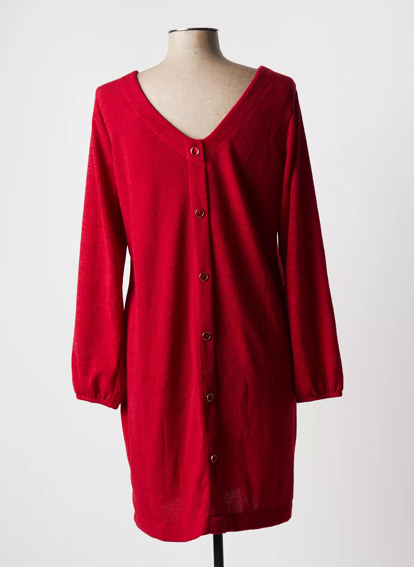 Maloka Robes Courtes Femme couleur rouge