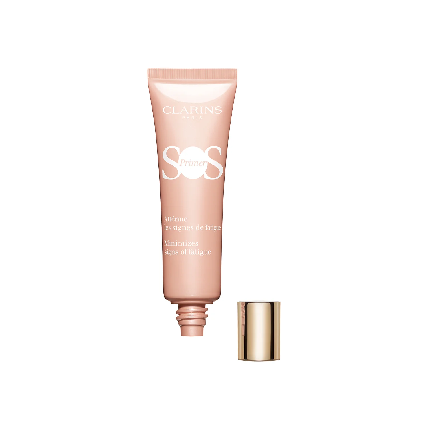 Prebase facial SOS rosa - Reduce los signos de fatiga - Base de maquillaje