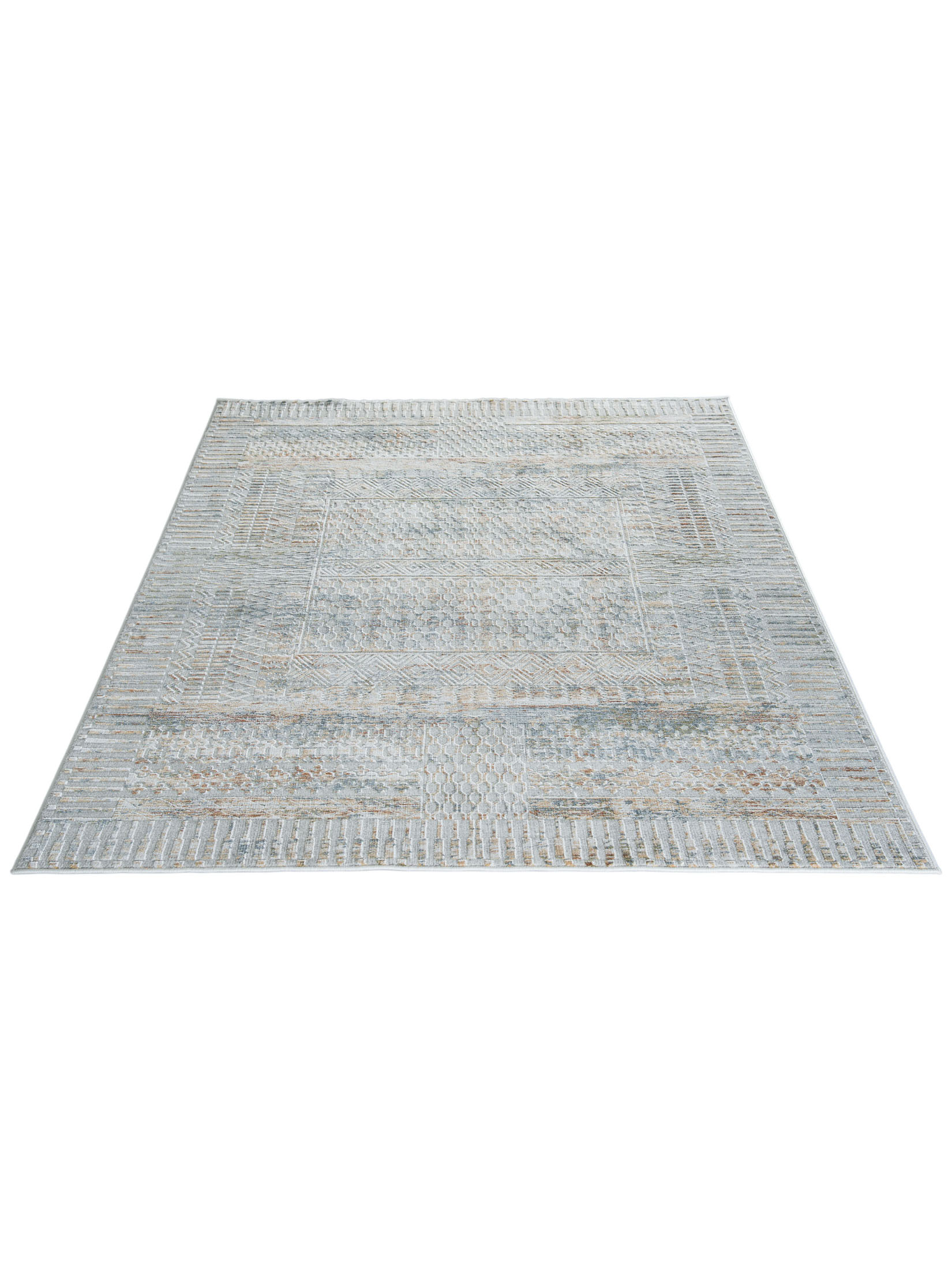 Cullen Vintage-Teppich, Silber
