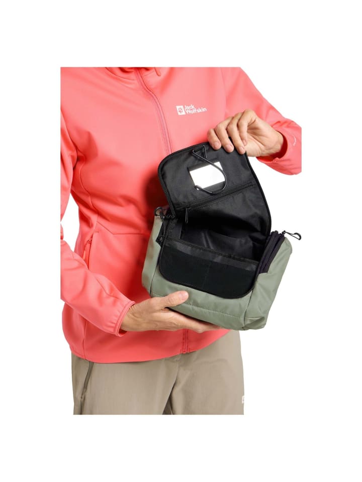 Jack Wolfskin Wandermood - Kulturbeutel zum Aufhängen 30 cm (mint leaf) in mint leaf günstig kaufen onesize