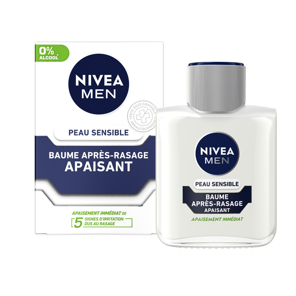 nivea SENSITIVE - Soin visage confort hydratation Aloe Vera Soin après-rasage homme