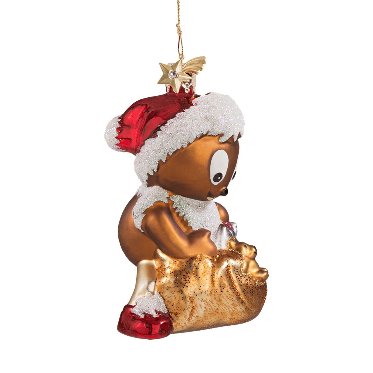 Käthe Wohlfahrt Christbaumschmuck Pittiplatsch als Weihnachtsmann