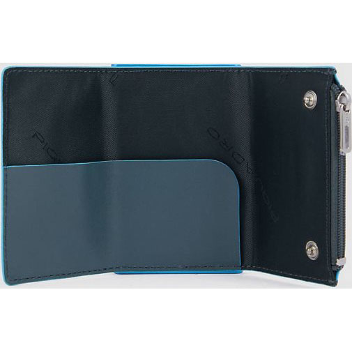 Piquadro Black Square Kreditkartenetui Leder 6.5 cm