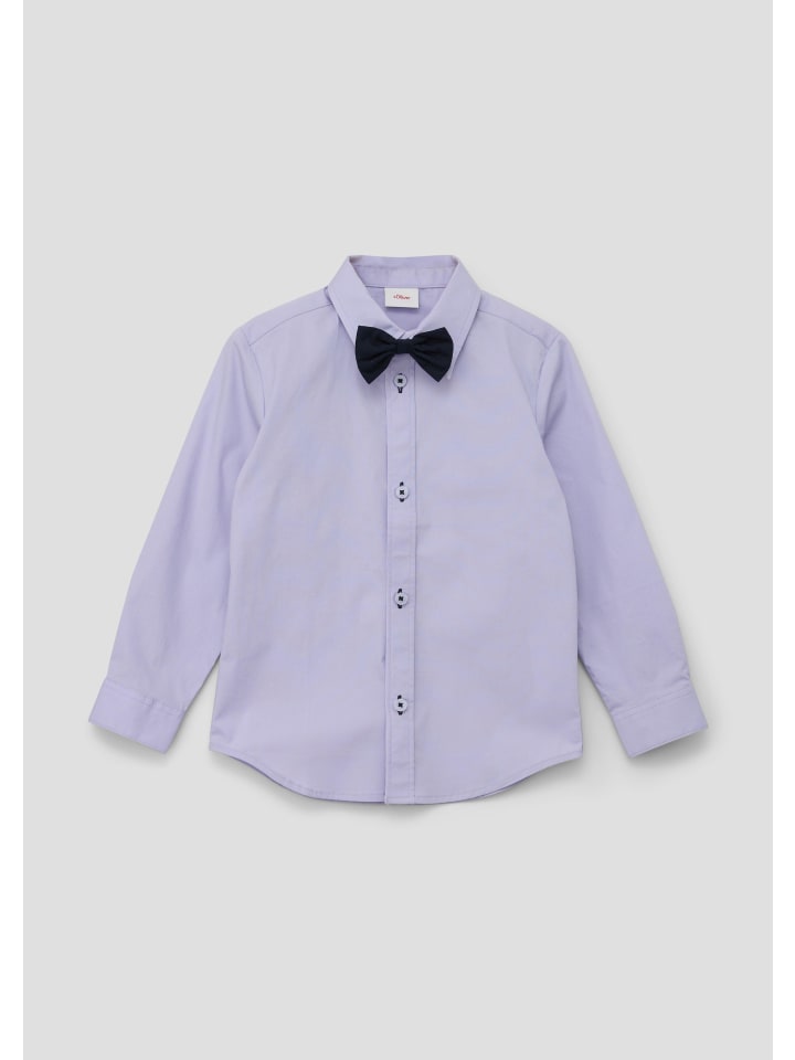 s.Oliver Hemd langarm in Lila günstig kaufen
