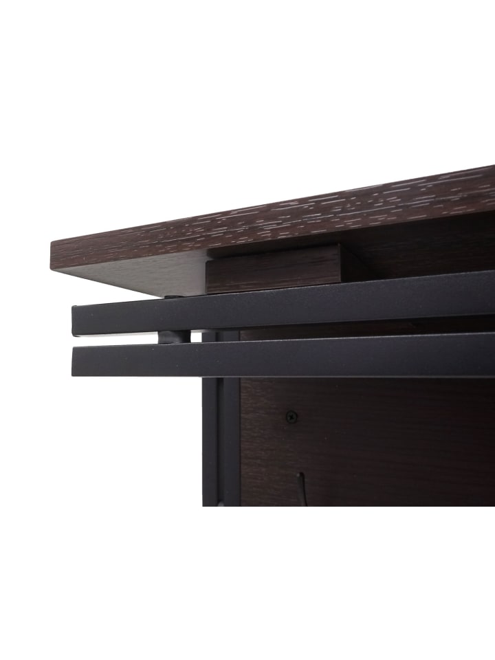 MCW Wandgarderobe A27 mit 4 Haken, Dunkelbraun günstig kaufen onesize
