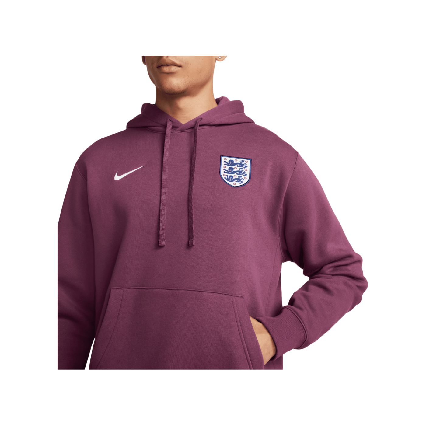 Nike England Club Hoody EM 2024 Rot F633