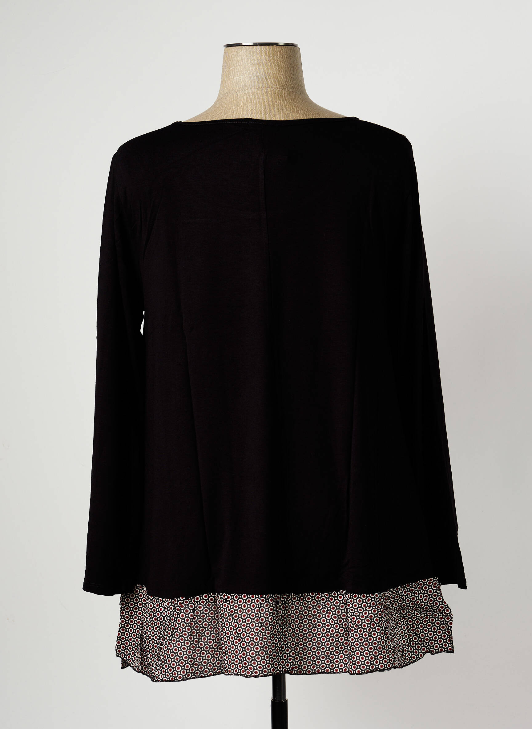 G Oze Tuniquemanchelongue Femme couleur noir