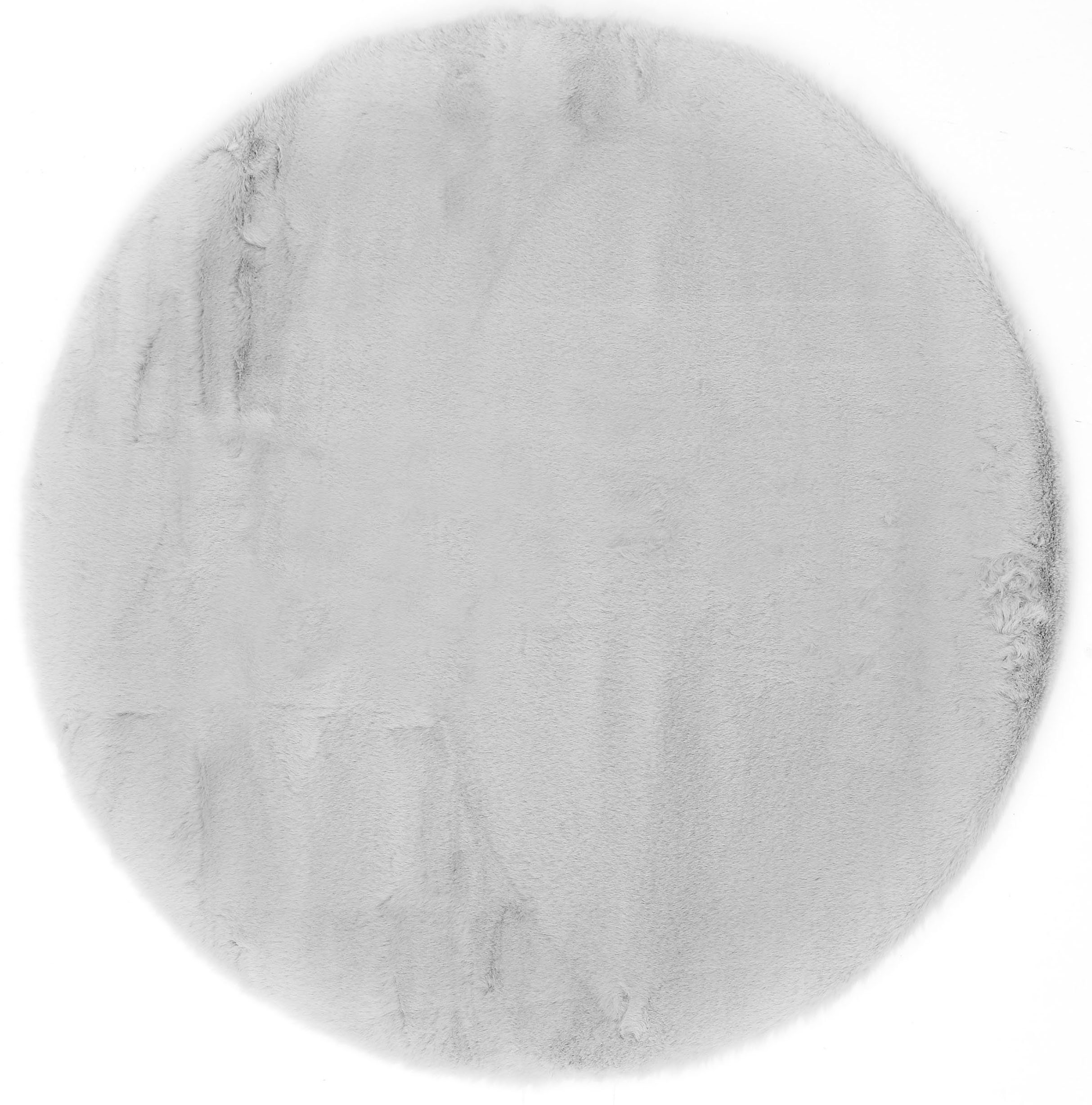 Fellteppich Novara, LUXOR living, rund, Höhe: 35 mm, Kunstfell, Kaninchenfell-Haptik, besonders weicher Hochflor