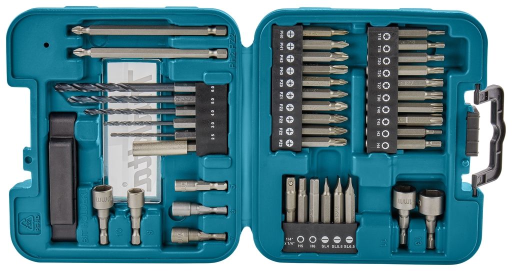 Makita Accessories D-58877 Σετ τρυπανιών/μύτων 42 τεμαχίων