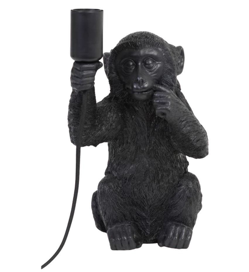 Trendhopper Tischleuchte Monkey Schwarz