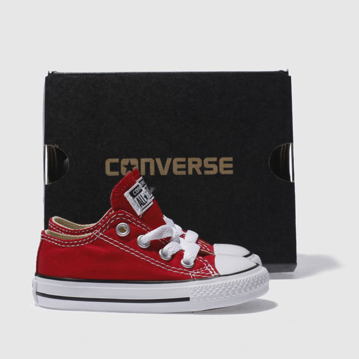 Converse piros All Star Lo kisgyermek cipők
