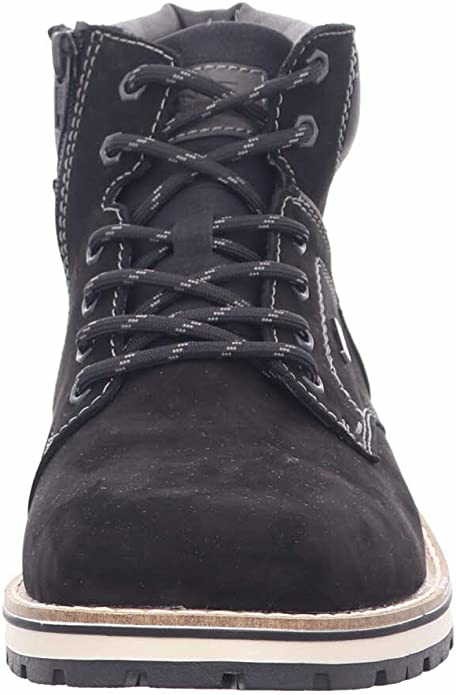 RIEKER Schnür-Stiefeletten schwarz