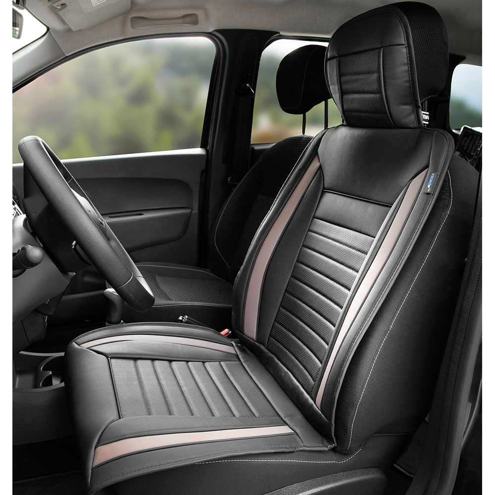 Diamond Car Premium-Autositzauflage, Grau