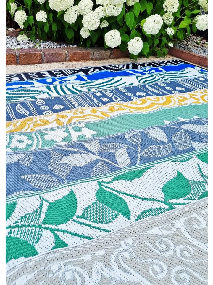 JACK Outdoor Teppich 120x180cm In- & Outdoor in Abstrakt Schwarz günstig kaufen 120x180cm