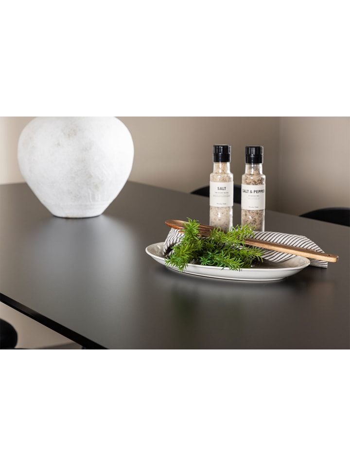 ebuy24 Essgruppe Oslo (7-teilig) Schwarz 220 x 100 cm günstig kaufen onesize