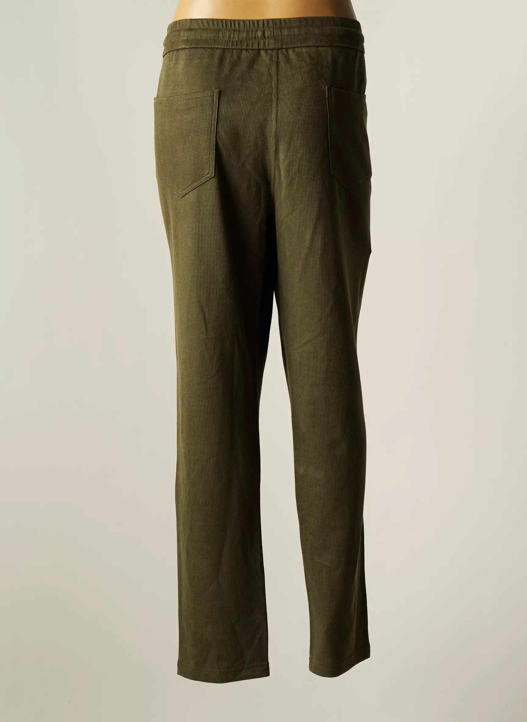 Lcdn Pantalons Droits Femme couleur vert