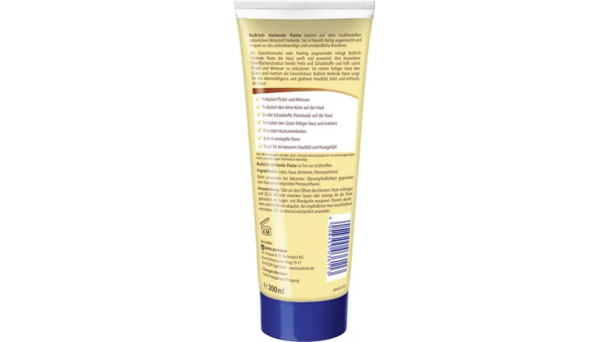 Bullrich's Heilerde Paste 200 ml