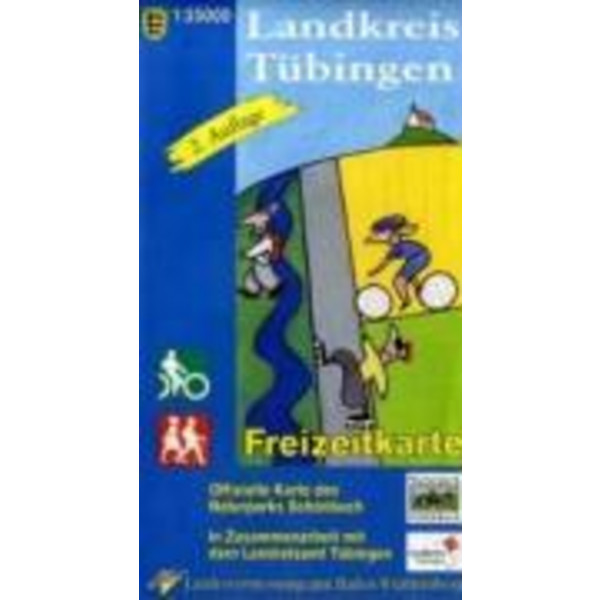 Landkreis Tübingen mit Naturpark Schönbuch 1 : 35 000 - Wanderkarte