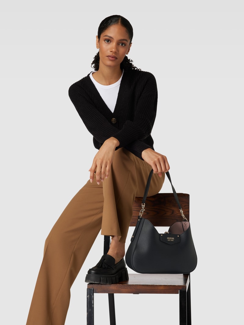 Hobo Bag in Leder-Optik Modell 'BRENTON' in schwarz