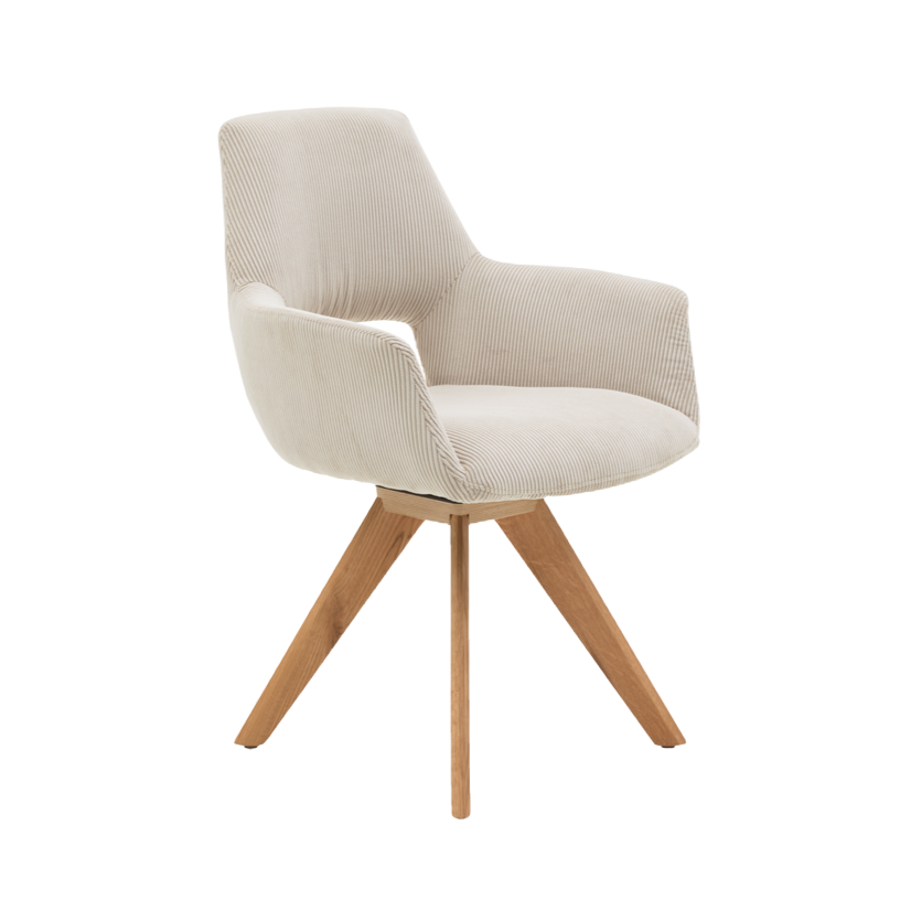 Interliving Schalensessel 5605 Cord Ecru