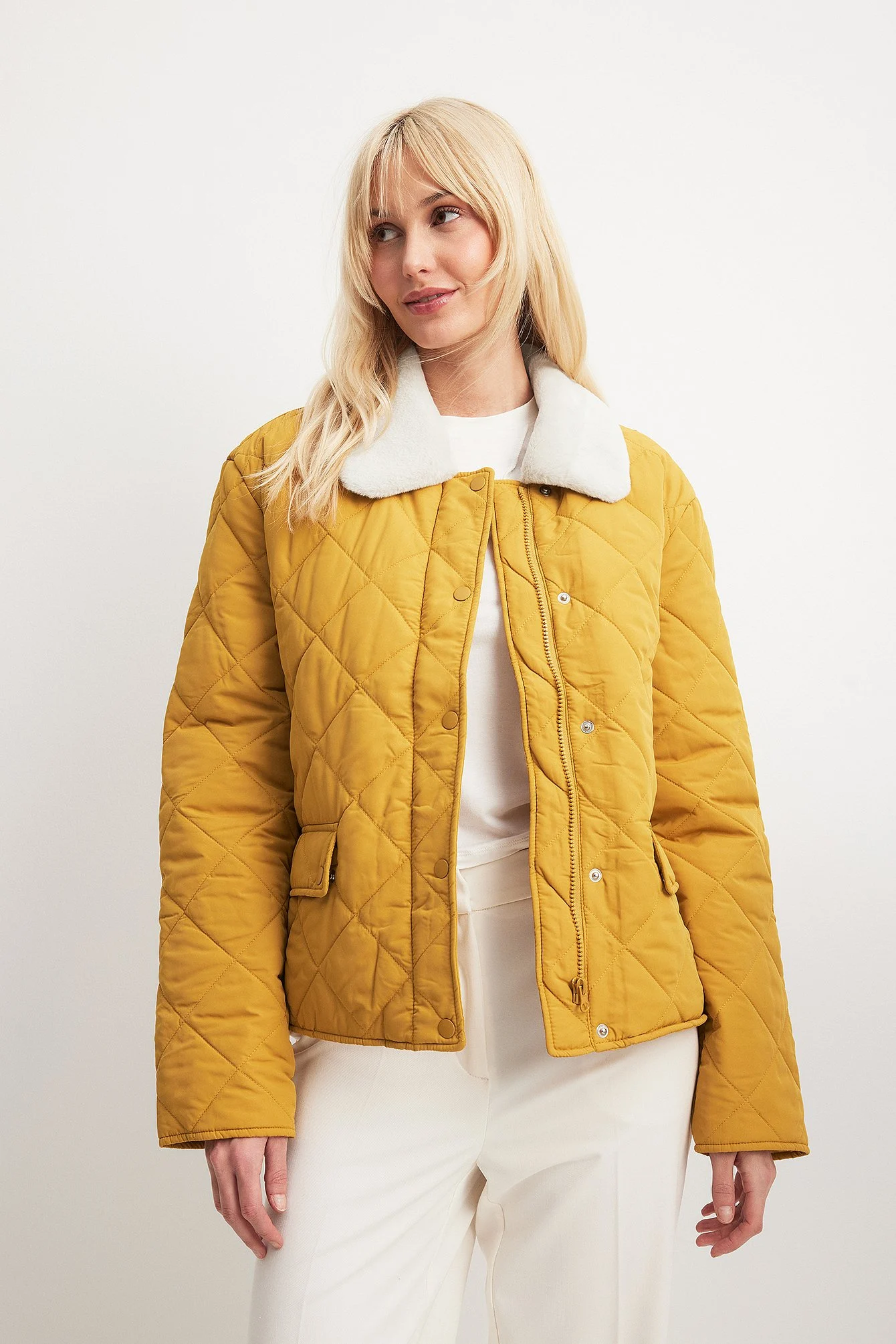 Gesteppte wattierte Jacke