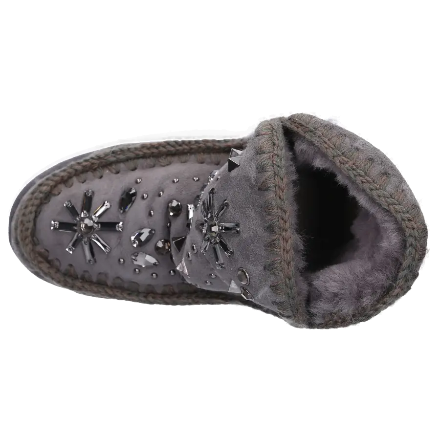 MOU - Snowboots NEW STONES gefüttert - grau